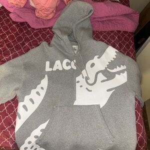 Men’s large Lacoste hoodie